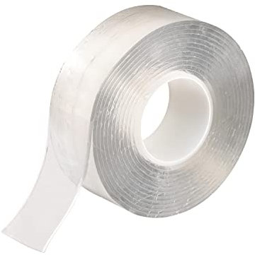 WDMT Ruban adhésif double face Nano - Adhésif puissant et réutilisable - Ruban adhésif double face transparent pour fixation murale - Transparent