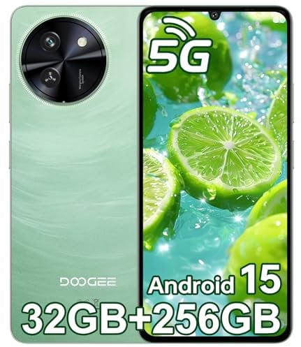 DOOGEE Note 59 Pro(2025) 5G Smartphone Pas Cher Android 15, 32GB+256GB(2TB) Telephone Portable, 6.75'' HD+, 16MP+8MP Téléphone Gaming 6250mAh