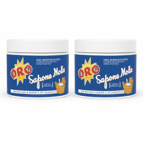 Sapone Molle Biodegradabile, Formula Antica per Bucato a Mano e Lavatrice, 500g (2)