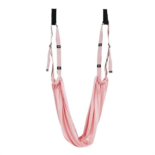 Yoga Stretching Strap, Yoga Swing, No Drill Door Frame Installation Strap with Numbered Loops, Polyester Aerial Stretch Band for Backbends, Splits and Inversions
