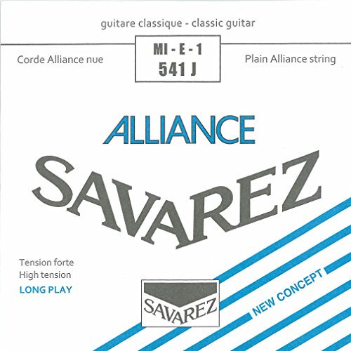 Savarez cordes pour guitare classique Alliance HT Classic 541J cordes simples Mi Carbon high