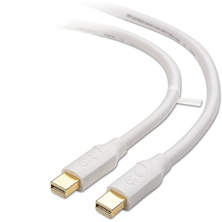 Cable Matters Mini DisplayPort to Mini Display port Kabel (Mini DP Kabel) in Weiß 2 m - 4K Auflösung fähig