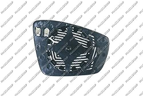 PRASCO Spiegelglas, Außenspiegel VG0237504 links, asphärisch | Kompatibel mit: VW POLO V, POLO V Stufenheck