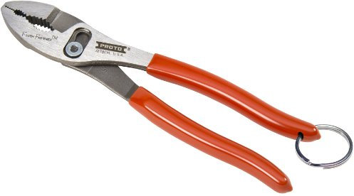 Stanley Proto Tether-Ready J280GXL-TT XL Series 10-inch Slip Joint Pliers with Grip