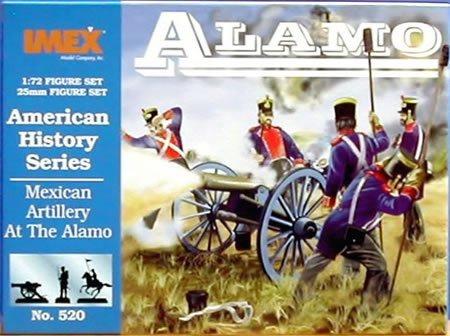 Mexican Artillery At The Alamo - American History Series - 1/72 Plastic Soldiers by IMEX