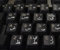 Qwerty Keys Persisch transparente Tastaturaufkleber mit Weißer Buchstaben - Geeignet für Jede Tastatur
