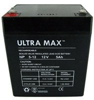 Ultramax 12V 5AH(4.5AH) AGM/GEL Rechargeable Battery for Mountfield Lawn Mower