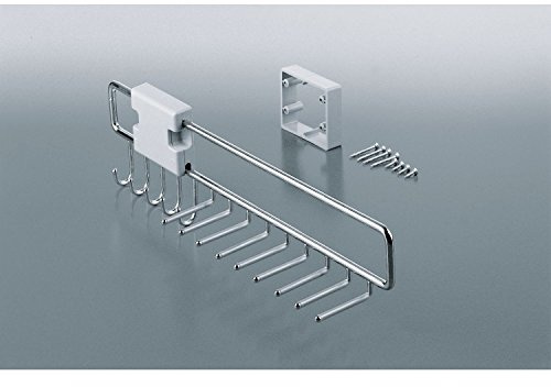 SOLIDO 49630005 Krawatten- und GürteLochabstanduszug Ideal 74x118x455 mm, Stahl verchromt poliert
