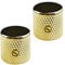 2 x Metal Telecaster Style Volume Tone Control Knob for Solid Shaft Pots - Gold for Alpha Pots