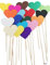 Herzstecker 50 Stück in L, Spalier Herzen, Hochzeit, Taufe,Steckherzen, Dekoration