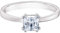 Swarovski Attract Motif Womens Rhodium Plated 52 Ring 5402435