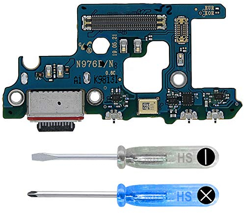 MMOBIEL Ladebuchse Kompatibel mit Samsung Galaxy Note10 Plus 5G- N976 - Dock Connector USB C - Audio Jack/Mikrofon/Antenne Ersatz - Inkl. Schraubenzieher