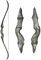 Obert Black Hunter 60 Zoll Profi Bogenschießen Takedown Recurvebogen Set 20-67lbs Rechtshand Holzbogengriff Jagdbogen für Erwachsene Sportbogen