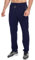 Tansozer Jogginghose Herren Ohne Bündchen mit reißverschluss Taschen Freizeit Baumwolle(Blue XL)