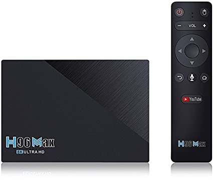 H96 MAX RK3566 Android 11 RK3566 4GB RAM 32GB ROM 2.4G/5GHz WiFi BT4.0 1000M LAN 4K H.265 mit i8 Tastatur