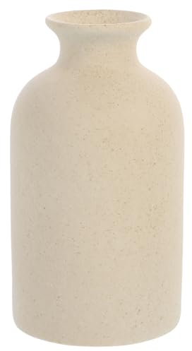 Jarrones Altos de Cerámica para Flores Jarrones de Flores Jarrones Esmerilados Jarrones Beige para Decoración del Hogar Jarrones de Cerámica Modernos Decoración de