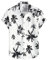 VATPAVE Mens 100% Cotton Hawaiian Flower Shirts Button Down Short Sleeve Beach Shirts Summer Casual Aloha Shirts Medium White Coconut Tree Party