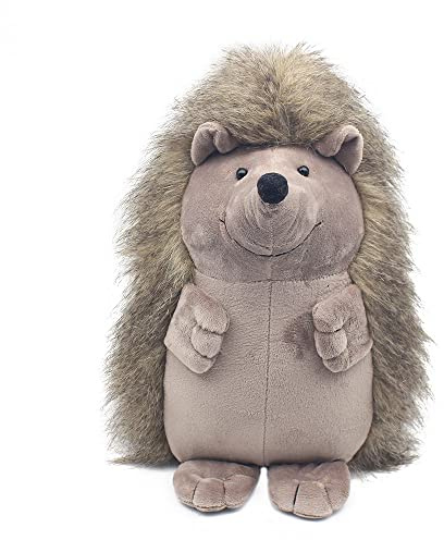 Assorted Doorstop Door Stop Stopper Filled Heavy Doorstop Faux Leather Novelty Wedge (Brown Fur Hedgehog Doorstop)