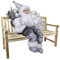 Christmas Paradise Sitzender Weihnachtsmann 30cm Deko-Figur Kantenhocker (Modell Olaf)