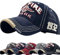 Enwokran Baseball Cap Herren, Unisex Retro Einstellbare Freizeit Mütze Stickerei Trucker Hut Verstellbare Sport Basecap (Marine)