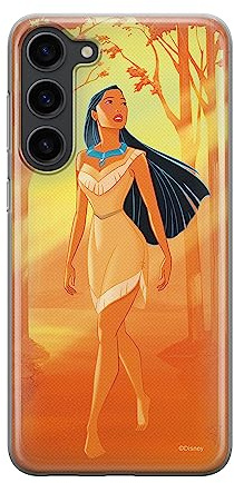 ERT GROUP Handyhülle für Samsung S23 Plus Original und offiziell Lizenziertes Disney Muster Pocahontas 001 optimal an die Form des Handy angepasst, hülle aus TPU