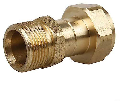1 Stück M22 14 mm Messing Hochdruckreiniger Drehgelenk Verbindungsstück Schlauchadapter