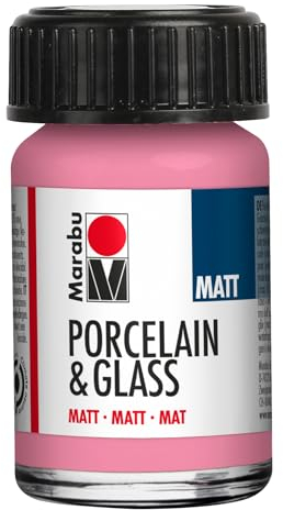 Marabu Porzellan- und Glasfarbe, 15 ml, mattes Rosa