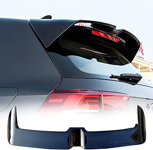JCING Spoiler posteriore per bagagliaio per Volkswagen Golf 8 Standard R Line MK8 2021, resistenza agli urti, in plastica ABS, ad alta resistenza, alettone per bagagliaio (nero lucido)