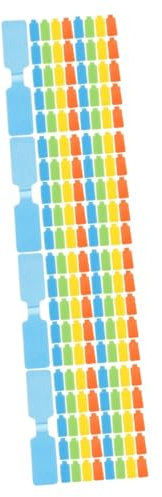 OSALADI 200piezas Etiquetas De Cables Reutilizables De Diseño De Gancho y Bucle Para Organización De Cables Hogar Oficina y Automóvil Sin Marcas Adhesivas Fácil De Usar y Práctico