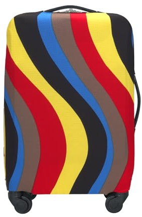 Adorila Housse de Protection pour Valise, Lavable, élastique, Ondulation, XL