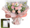 NLDGR Häkelsträuße, Gehäkelte Blumen, Häkelblumenstrauß, Gestrickt, Handgefertigt, Künstlicher Rosen-Gänseblümchen-Blumenstrauß, für Muttertag, Hochzeitsgeschenk, Heimdekoration (1)