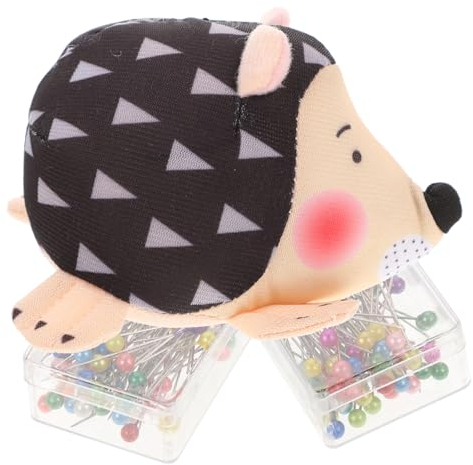 SHINEOFI 4 Sätze Igel-nadeltasche Handgelenkstifthalter Quiltzubehör Stand Nähnadelkissen Süße Lieferungen Desktop-nadelkissen Tragbares Sitzkissen Süße Nadel Polyester Nähen Kreuzstich