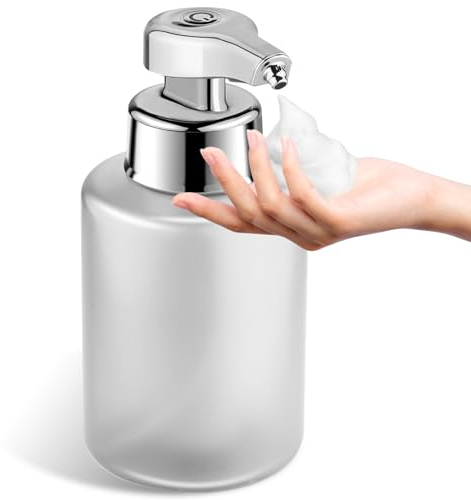 Seifenspender Automatisch Elektrische Sensor Mit Sensor Seifenspender Automatischer Schaum Soap Dispenser Automatic No Touch Schaumspender FüR Bad,KüChe,BüRo Weiß