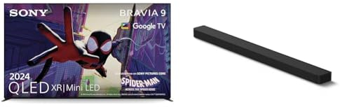 Sony BRAVIA 9 QLED 75 Zoll 4K HDR Google Smart TV (2024) und BRAVIA Theater Bar 9