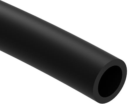 Skweawert Schwarze Rohrisolierung, 8 mm, Innendurchmesser 18 mm, Außendurchmesser 1000 mm, Länge 0,5 cm Dicke, Rohrisolierung, Schaumstoffschlauch für Fitnessstudio, Zuhause, Griffstütze