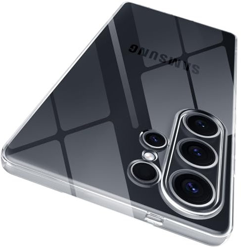 X-level für Samsung Galaxy S25 Ultra Hülle, Transparent Slim Soft TPU Silikon Handyhülle Ultra Dünn Crystal Clear Schutzhülle Weiches Stoßfest Case Kompatibel mit Samsung S25 Ultra 5G, Durchsichtige