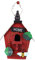 COLLBATH Maison D'oiseau De Style Pastoral Maisons d'oiseaux Oiseau Suspendu Grand Nichoir à Oiseaux Ornement Suspendu Cabane en Rondins De Décoration De Jardin Décorations Pendaison Bois