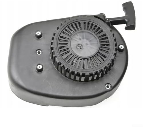 Starter di ricambio per tosaerba con motore a benzina 140 160, facile avviamento, struttura in plastica compatibile con parti di tosaerba QSS nere