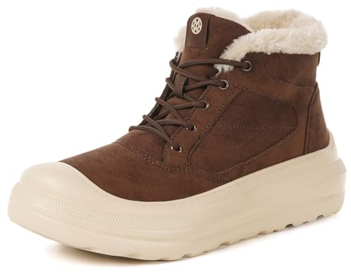 Dokela Winterschuhe Damen Winterstiefel Herren Schneestiefel | Warm Stiefeletten, Kunstfell Gefüttert, Wasserdicht, Rutschfest, Stiefel, Winter Boots, Outdoor