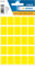 HERMA 3661 Vielzweck-Etiketten, 125 Stück, 15 x 20 mm, 25 pro Bogen, selbstklebend, Haushaltsetiketten zum Beschriften für Kalender Planer Basteln, matt, blanko Papier Klebeetiketten Aufkleber, gelb