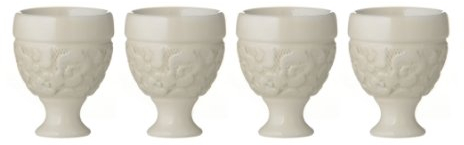 Premier Housewares Georgia Egg Cups - Cream, Set of 4