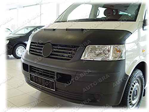 AB-00250 Auto-BRA kompatibel mit VW Volkswagen T5 Bj. 2003-2009 Transporter Multivan Caravelle California Haubenbra Steinschlagschutz Tuning Bonnet Bra