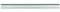 Lineal Aristo 50 cm Aluminium mit Gummieinsatz