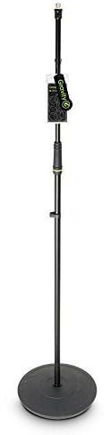 Gravity MS 23 - Microphone Stand with Round Base, Black
