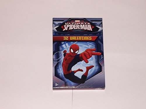 Marvel Ultimate Spider-Man Valentinstagskarten, 32 Stück