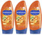 MonSavon Fun & Pétillante Gel Douche Orange & Abricot 250 ml - Lot de 3