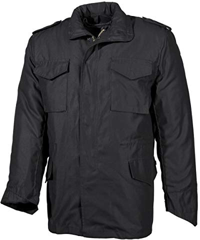 MFH US M65 Feldjacke mit Steppfutter - Schwarz