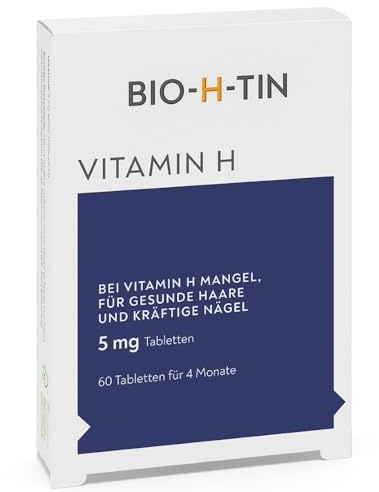 BIO-H-TIN Vitamin H 5 mg, 60 St. Tabletten | Beugen einem Mangel an Vitamin H vor