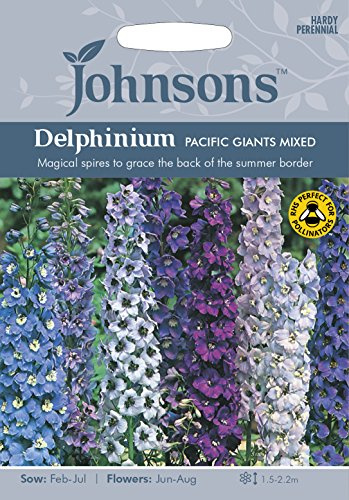 Johnsons 20596 Delphinium Pacific Giants Mixed