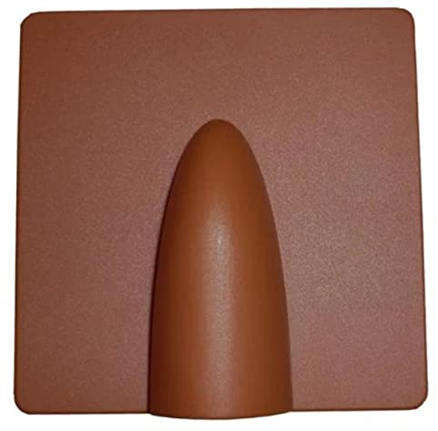 10 x Brown Plastic Wall Blast Plates by Auline® Ideal brick cover for aerial/satellite cable entry